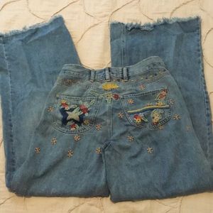Embroidered jeans